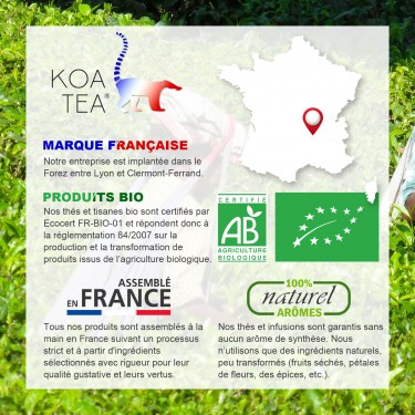 Thé Bleu-Vert Milky Oolong de la marque KOATEA® Réf. KOATEA120 | Thés Oolong | 548 Thé Bleu-Vert Milky Oolong de la marque KOATEA® Réf. KOATEA120 | Thés Oolong | 548