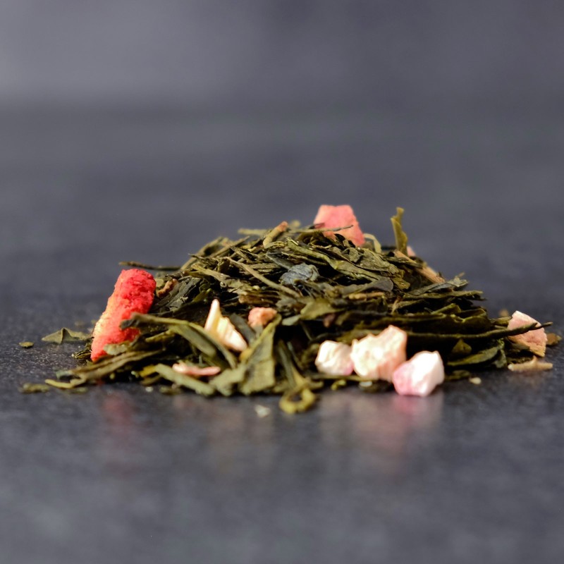 Strawberry Rhubarb Green Tea