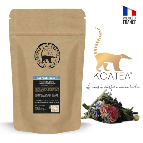Thé Vert & Blanc Violette Framboise de la marque KOATEA® Réf. KOATEA49 | Les assemblés | 713 2