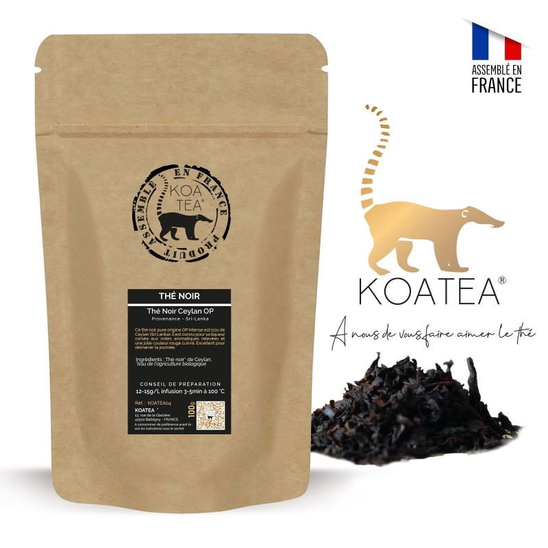 Thé Noir Ceylan OP de la marque KOATEA® Réf. KOATEA04 | Thés noirs | 796