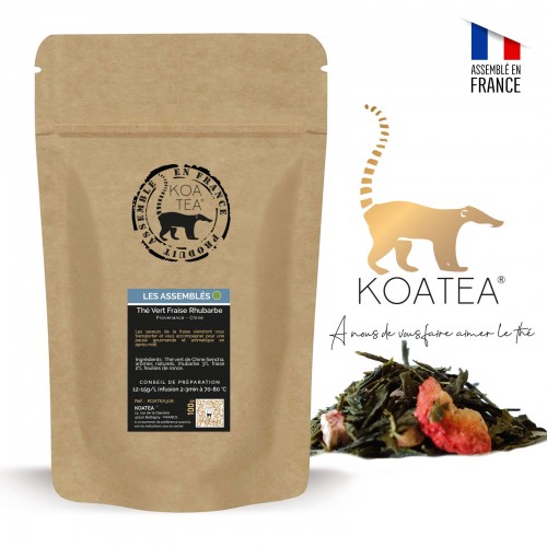 Thé Vert Fraise Rhubarbe de la marque KOATEA® Réf. KOATEA308 | Thés verts | 801
