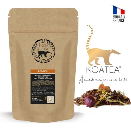 Rooibos Gingembre Canneberge aux Ecorces d'Orange de la marque KOATEA® Réf. KOATEA115 | Rooibos - Lapacho | 819 2