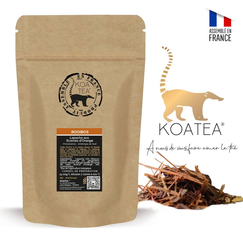 Lapacho aux Ecorces d'Orange de la marque KOATEA® Réf. KOATEA422 | Rooibos - Lapacho | 836