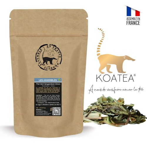 Thé Vert Gingembre Citron de la marque KOATEA® Réf. KOATEA55 | Thés verts | 618 2